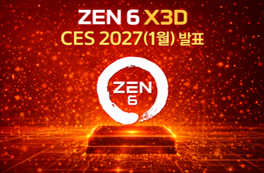 Zen6 X3D CES 2027 발표 및 2027년 1~3월 출시 전망