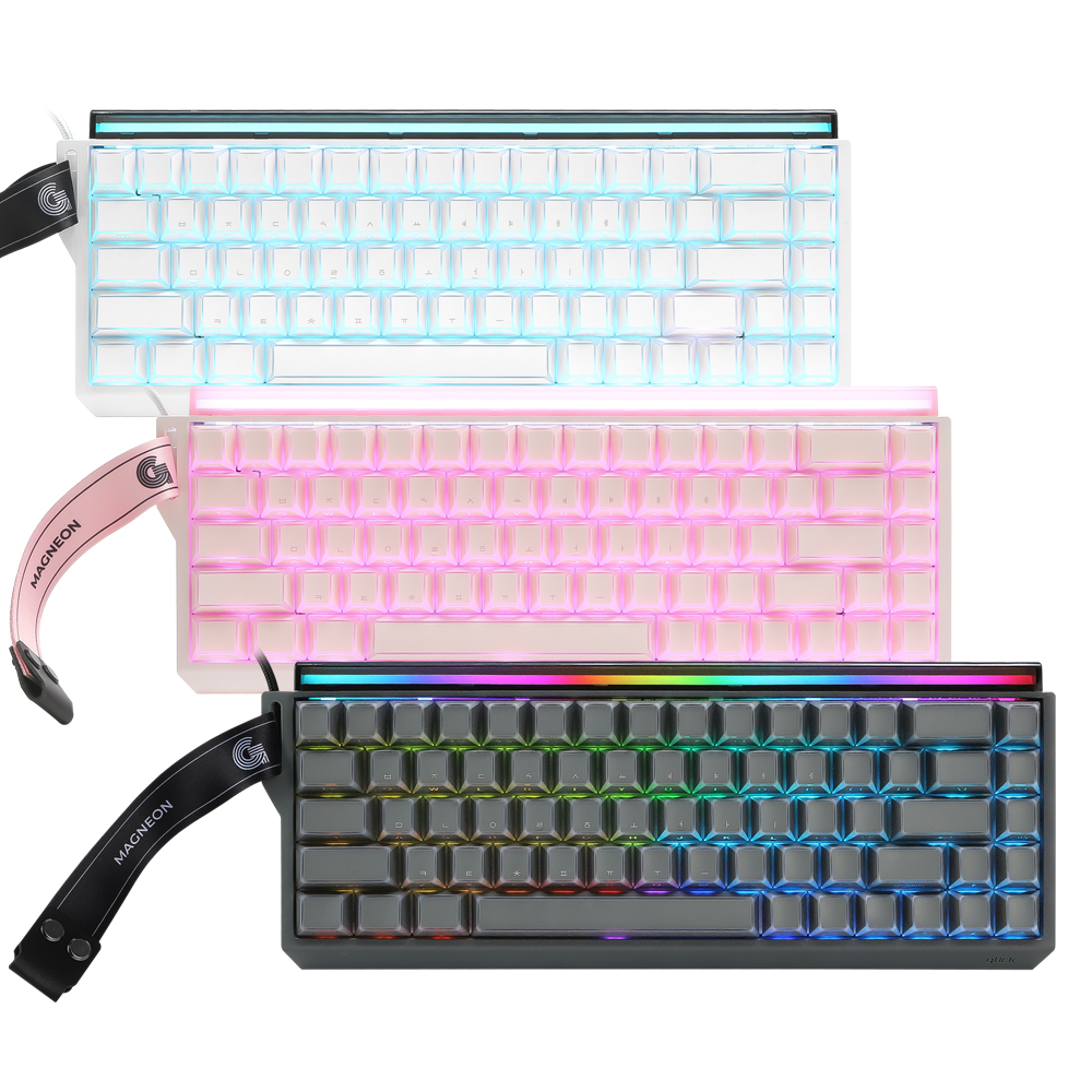 지클릭커 MagneonX 8K RGB 키보드