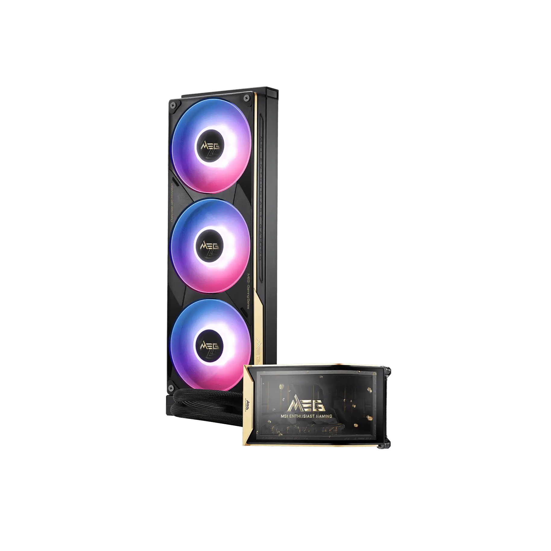 MSI MEG CORELIQUID E15 360 MEG 디자인